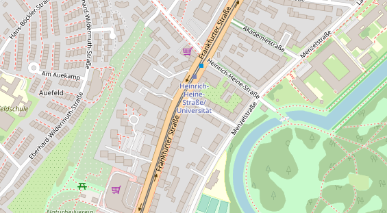 Friseur auf Satellitenbild