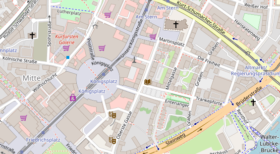 Friseur auf Satellitenbild