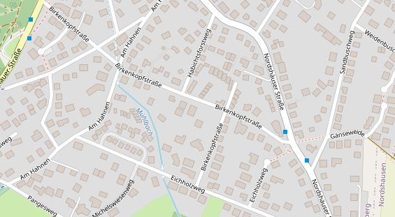 Friseur auf Satellitenbild