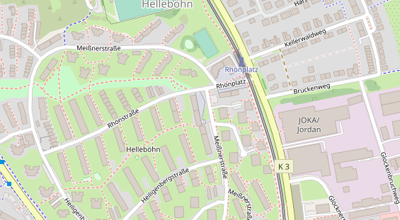 Friseur auf Satellitenbild