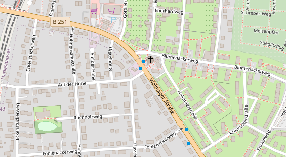 Friseur auf Satellitenbild