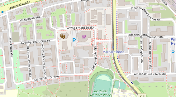 Friseur auf Satellitenbild