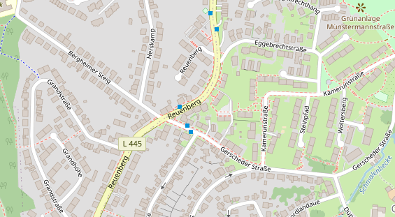 Friseur auf Satellitenbild