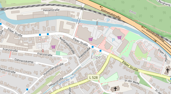 Friseur auf Satellitenbild