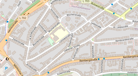 Friseur auf Satellitenbild