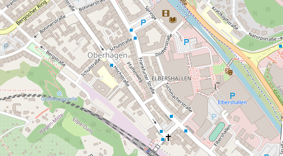 Friseur auf Satellitenbild