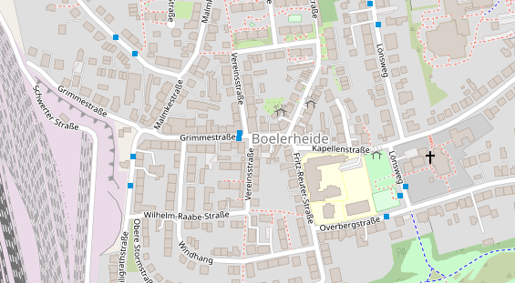 Friseur auf Satellitenbild