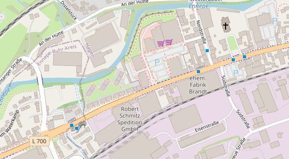 Friseur auf Satellitenbild