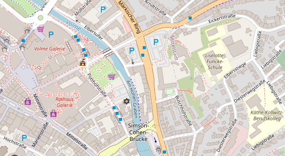 Friseur auf Satellitenbild