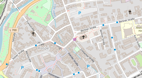 Friseur auf Satellitenbild