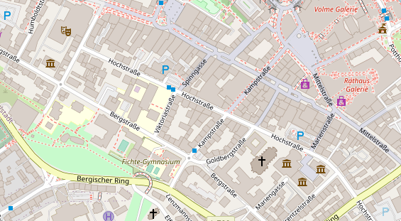 Friseur auf Satellitenbild