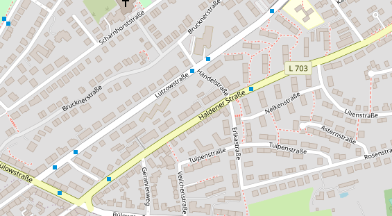 Friseur auf Satellitenbild