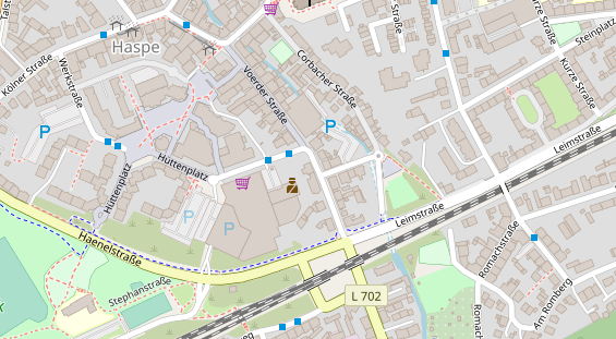 Friseur auf Satellitenbild