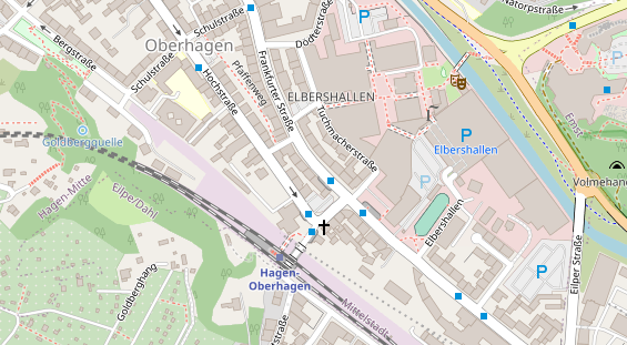 Friseur auf Satellitenbild