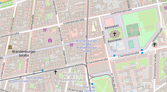 Friseur auf Satellitenbild