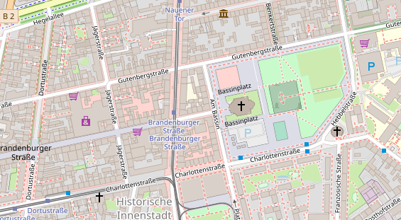 Friseur auf Satellitenbild