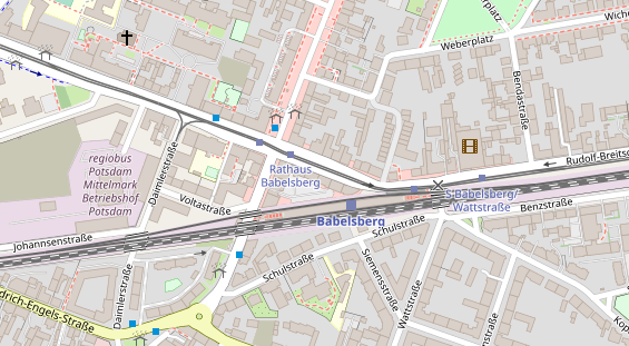 Friseur auf Satellitenbild