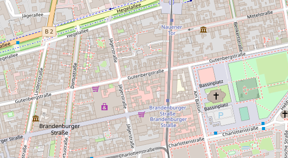 Friseur auf Satellitenbild