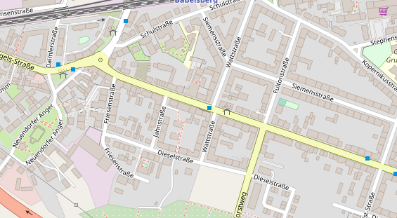 Friseur auf Satellitenbild