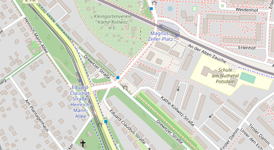 Friseur auf Satellitenbild