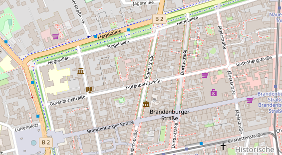 Friseur auf Satellitenbild