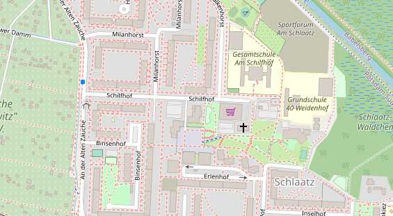 Friseur auf Satellitenbild