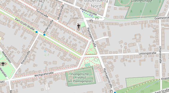 Friseur auf Satellitenbild