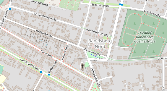 Friseur auf Satellitenbild