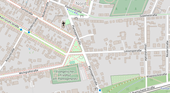 Friseur auf Satellitenbild