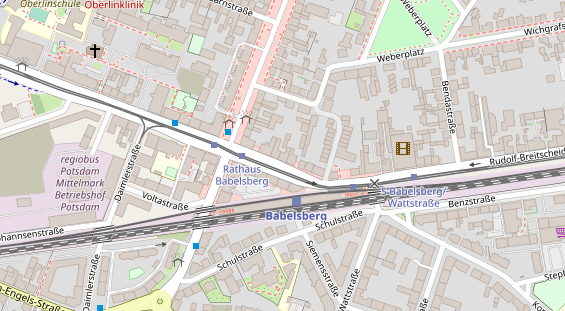 Friseur auf Satellitenbild