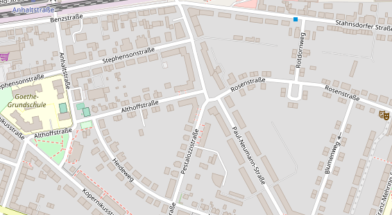 Friseur auf Satellitenbild