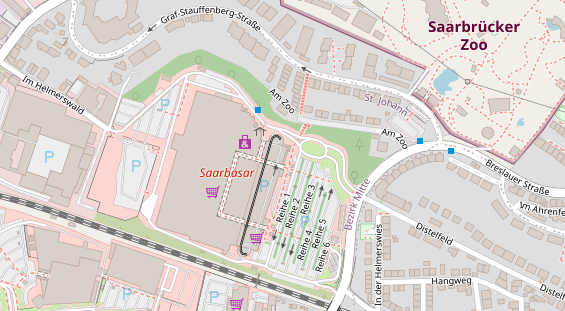 Friseur auf Satellitenbild