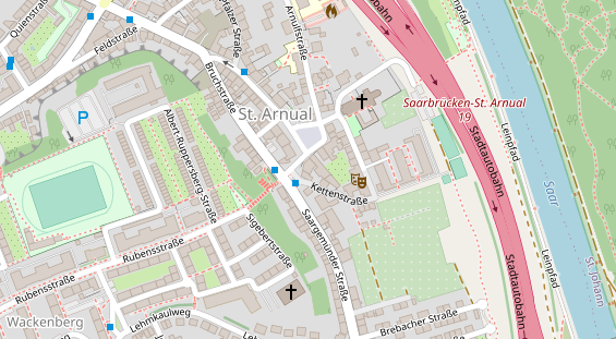 Friseur auf Satellitenbild