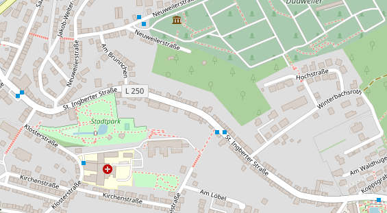 Friseur auf Satellitenbild