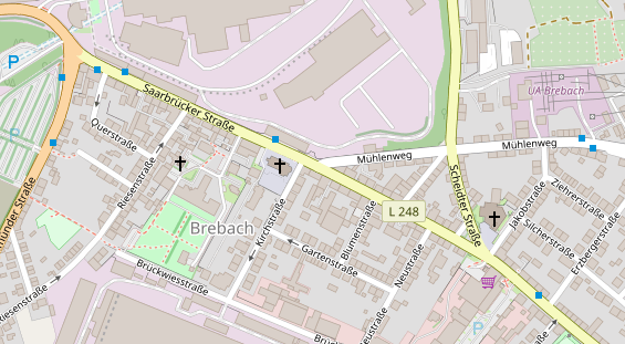 Friseur auf Satellitenbild