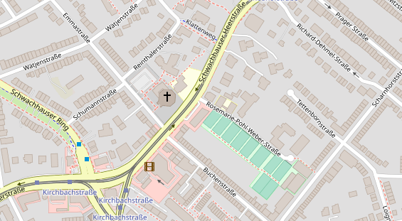 Friseur auf Satellitenbild