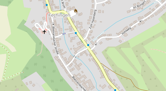 Friseur auf Satellitenbild