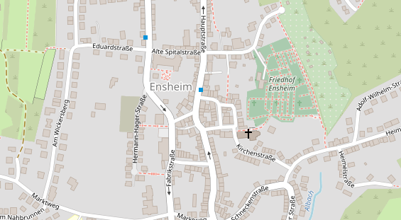 Friseur auf Satellitenbild