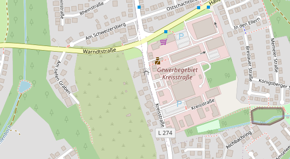 Friseur auf Satellitenbild