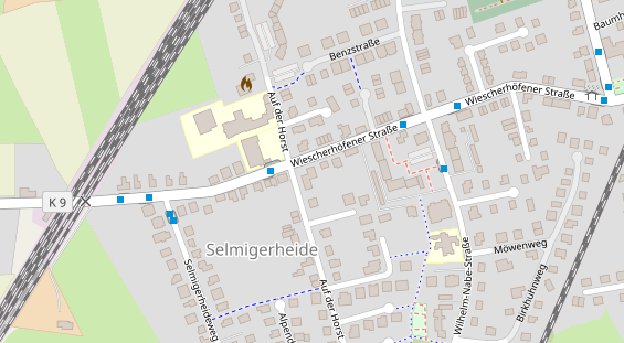 Friseur auf Satellitenbild