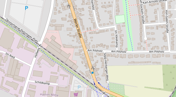 Friseur auf Satellitenbild