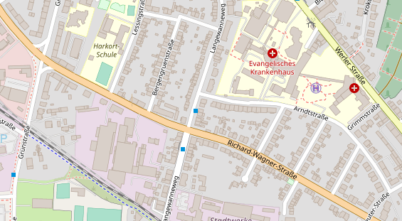 Friseur auf Satellitenbild