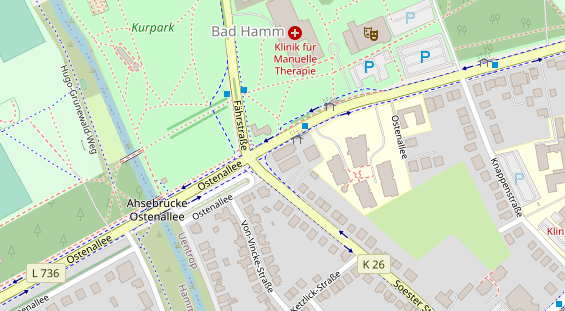 Friseur auf Satellitenbild