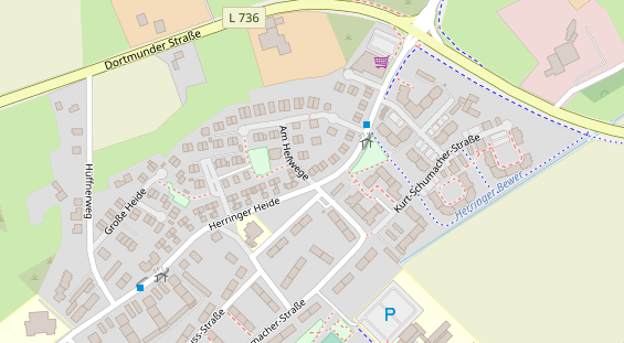 Friseur auf Satellitenbild