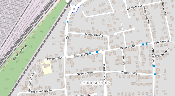 Friseur auf Satellitenbild