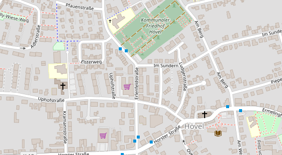 Friseur auf Satellitenbild