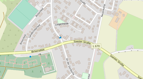 Friseur auf Satellitenbild