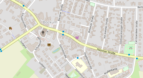 Friseur auf Satellitenbild