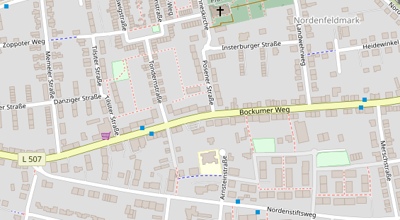 Friseur auf Satellitenbild