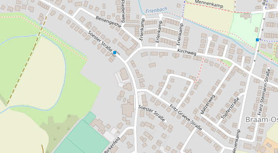 Friseur auf Satellitenbild